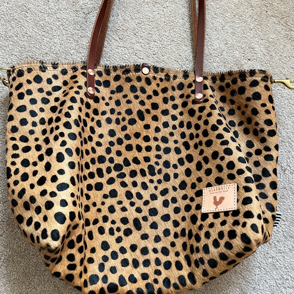 Meanwhile Back on the Farm custom one of a kind Perfect Tote like new